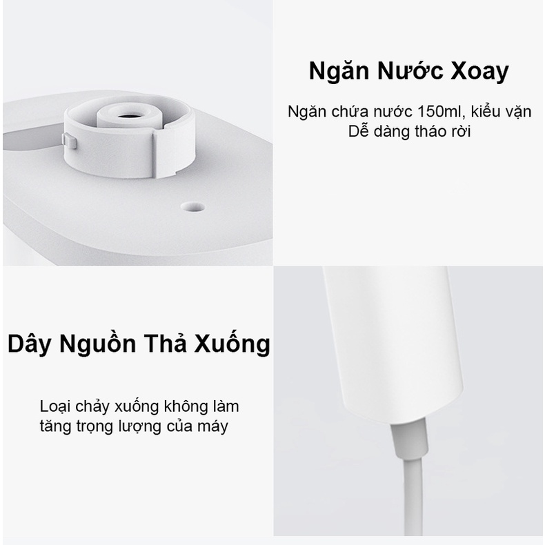 Bàn là ủi hơi nước cầm tay Xiaomi GT 306 mini làm phẳng mọi chất vải haochi