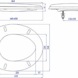 Nắp Bồn Cầu Hùng Anh HA03