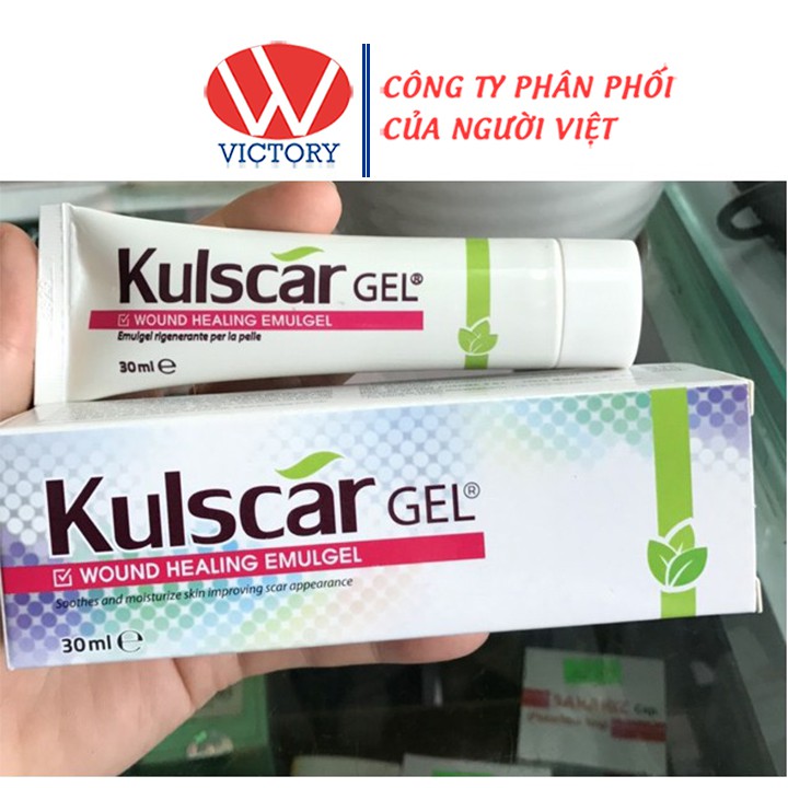 Kulscar gel – Hỗ trợ trị vết thương hở và hạn chế hình thành sẹo  - Tuýp 30ml – Victory Pharmacy