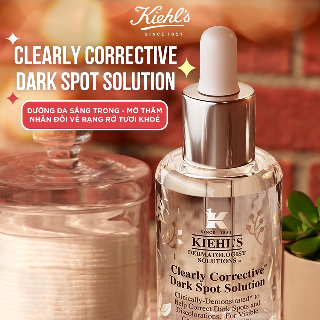 Kiehls dark spot Tinh chất Serum thâm nám sáng da, cấp ẩm cho da giúp da sáng mịn