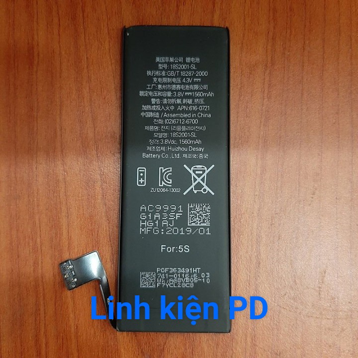 Pin dành cho điện thoại IP5S IP 5S