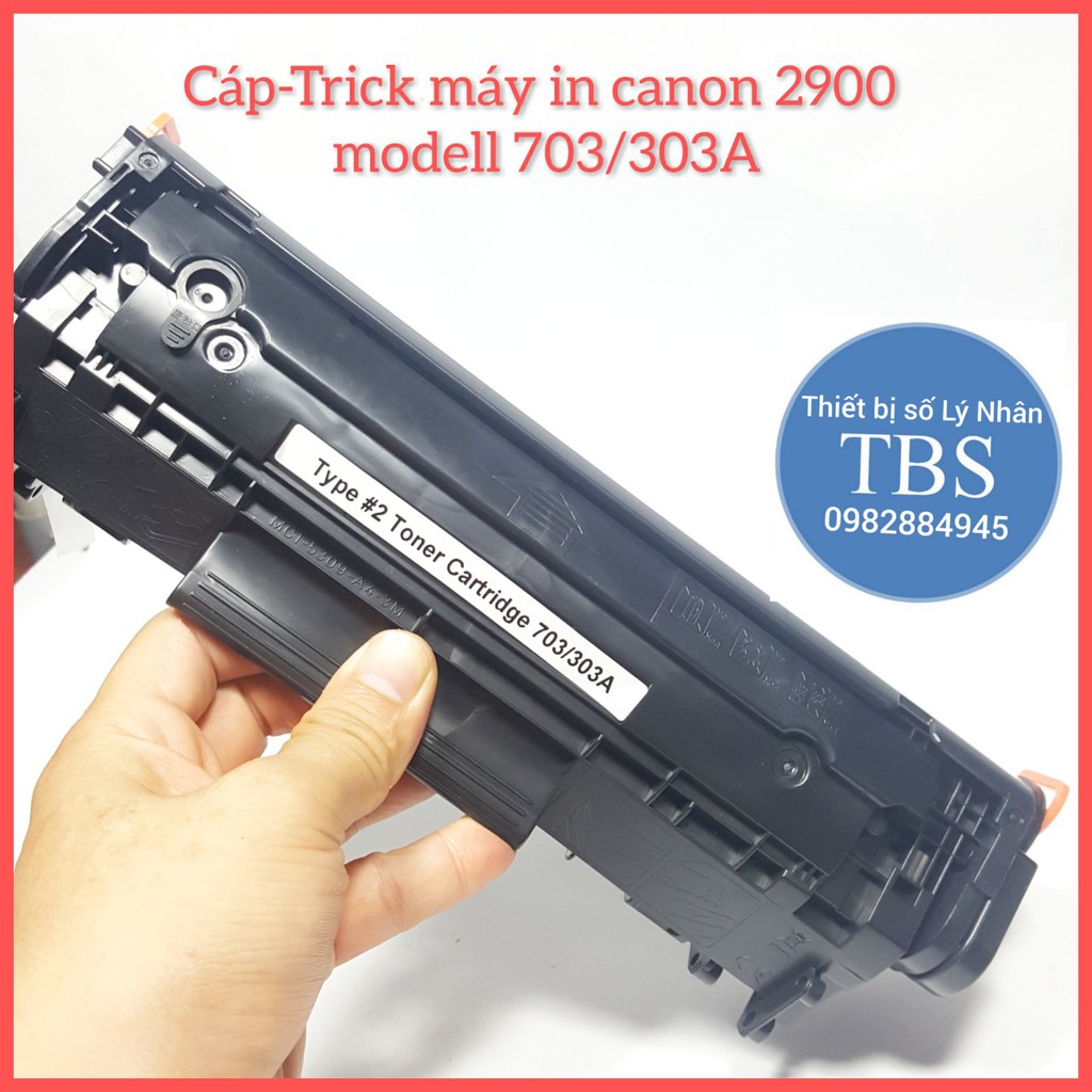 HỘP MỰC MÁY IN CANON 2900 - CARTRIDGE 12A CÓ LỖ ĐỔ MỰC