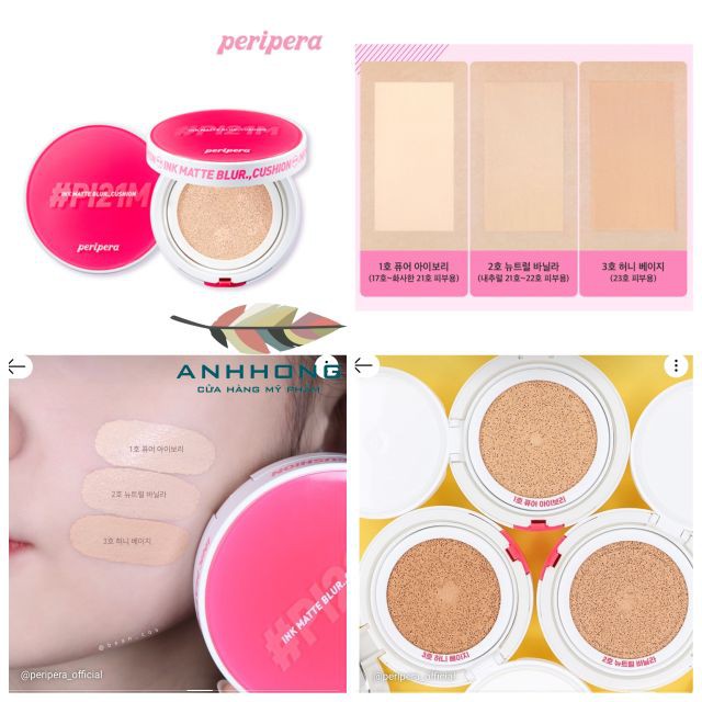 Phấn nước Peripera ink Matte Blur Cushion | BigBuy360 - bigbuy360.vn
