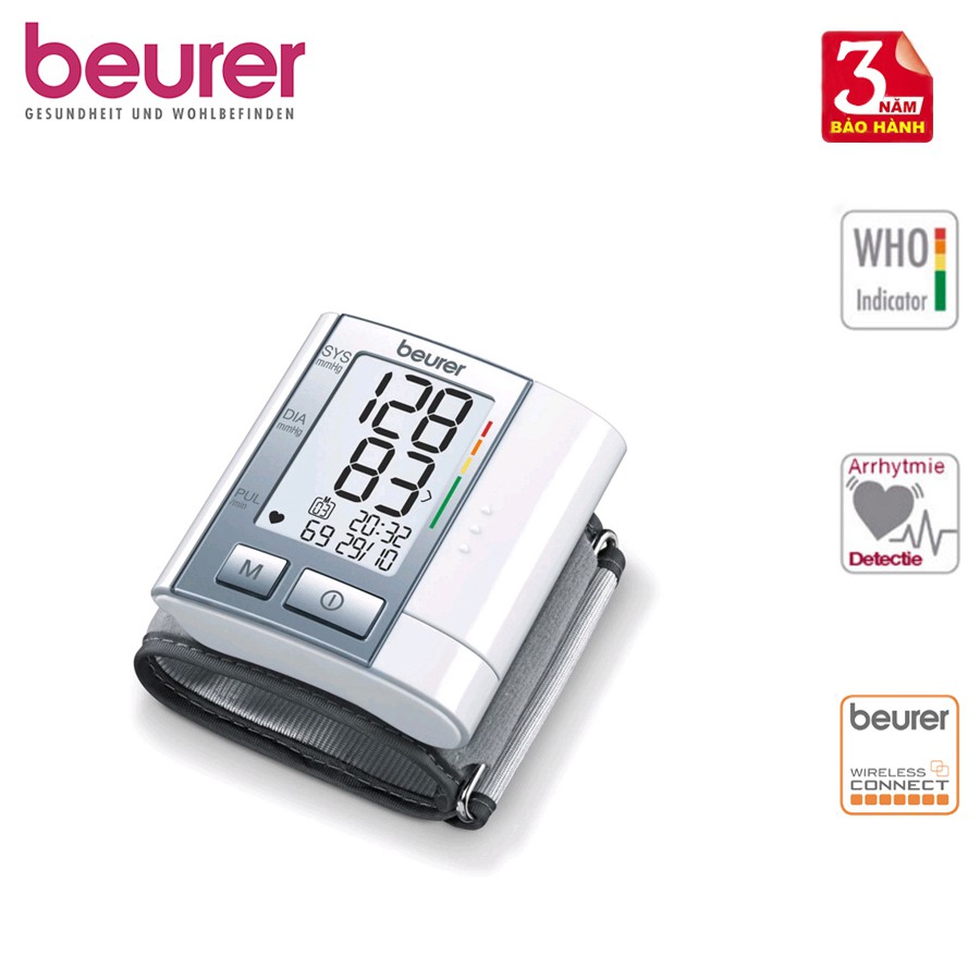 Máy đo huyết áp điện tử cổ tay Beurer BC40