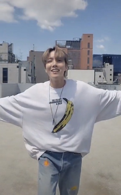 Áo BTS JHOPE JIMIN BP ROSE BANANA đơn giản
