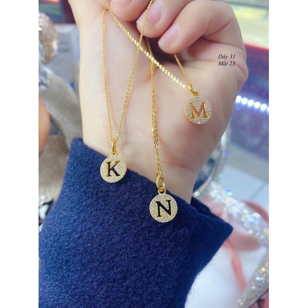 dây chuyền chữ cái theo tên. chất liệu cao cấp