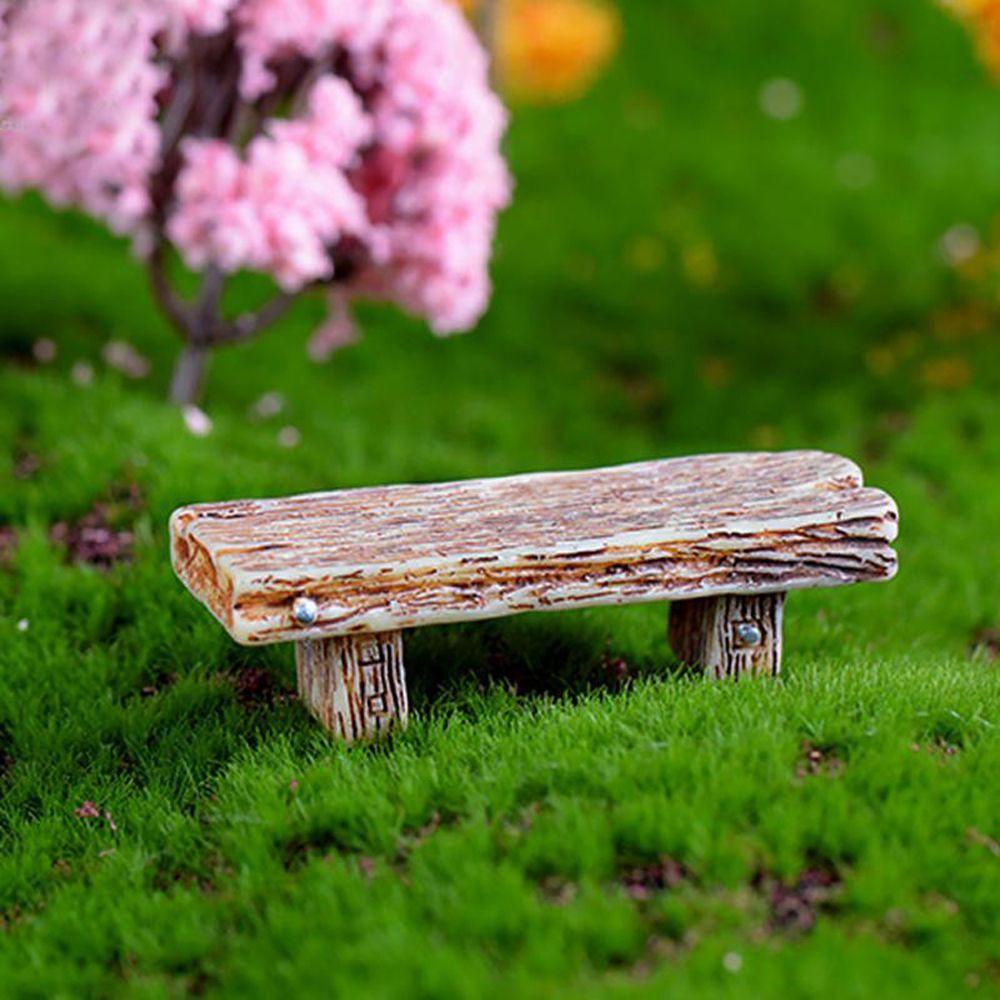 Mô Hình Ghế Dài Bằng Gỗ Dùng Trang Trí Tiểu Cảnh