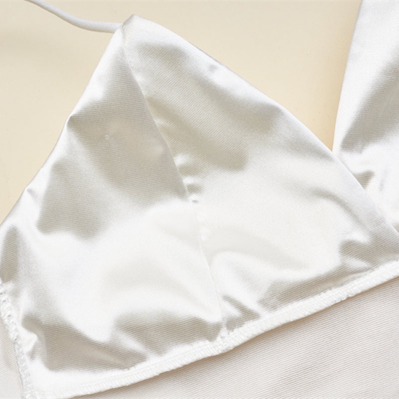 Áo Bra 2 Dây Satin Bản To - Áo Ngực Không Gọng Kèm Mút Phi Lụa AMYBRA B264