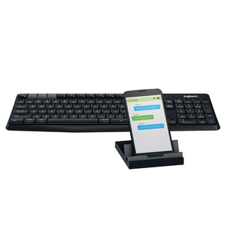 Bàn phím Logitech K375s không dây + Giá Đỡ Kết nối 3 thiết bị - Bảo Hành 12 Tháng 1 Đổi 1 - Chính hãng Digiworld