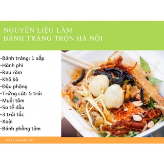 [1 kí gia vị đầy đủ] Sốt bò trộn bánh tráng