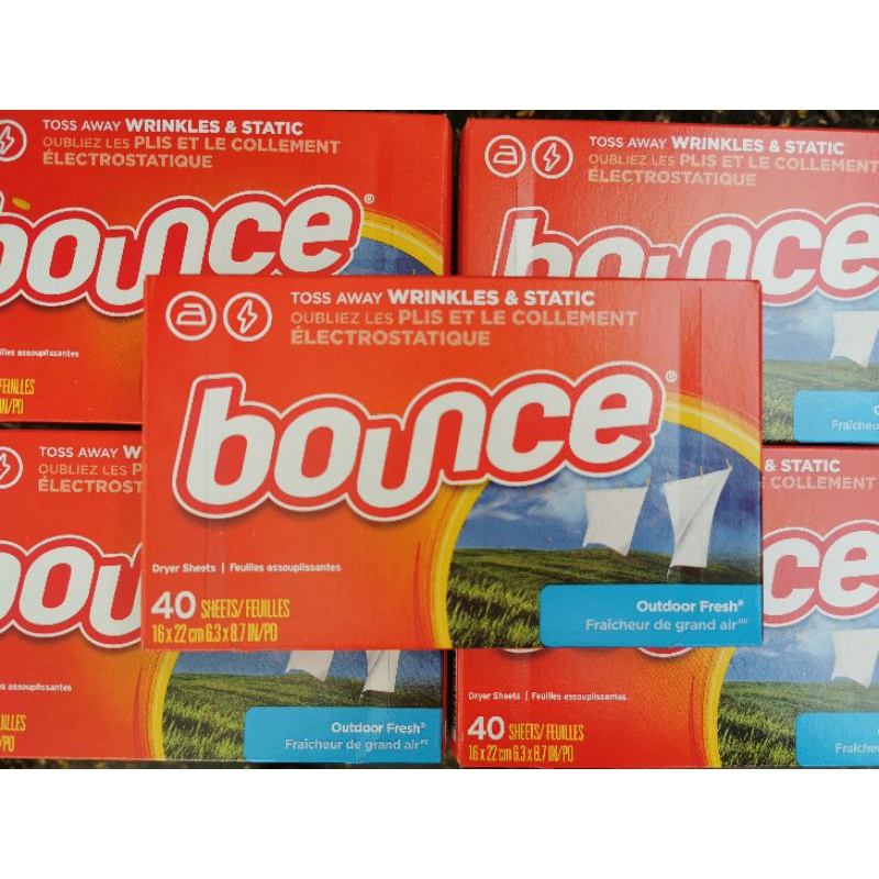 Giấy thơm sấy quần áo Bounce 40 tờ nhập Mỹ