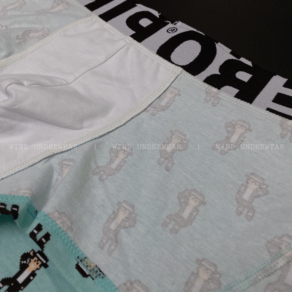Quần sịp nam đùi boxer đẹp chất vải cotton co giãn 4 chiều siêu thấm hút mô hôi TIEM PINK TAXI