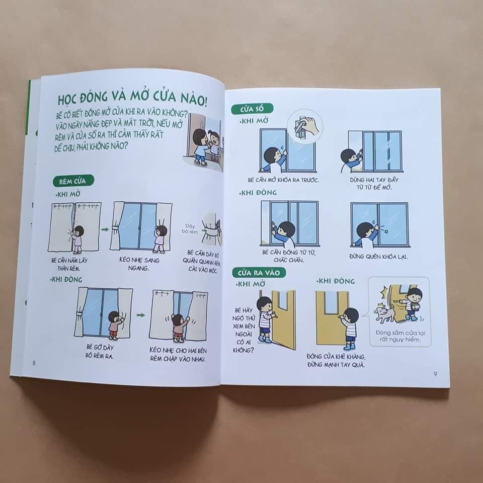 Sách Combo 4 Quyển Cẩm Nang Sinh Hoạt Bằng Tranh Cho Bé