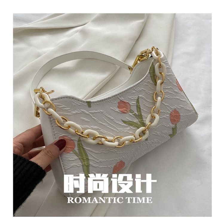 Túi xách JASMIN NOIR in họa tiết thời trang dành cho nữ