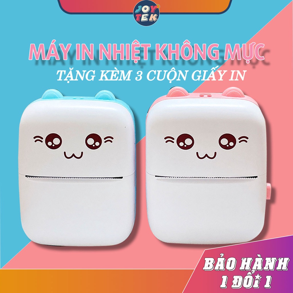 Máy In Nhiệt Mini Cầm tay Bluetooth - Máy in ảnh, in tài liệu, in Phao, in nhãn dán in...