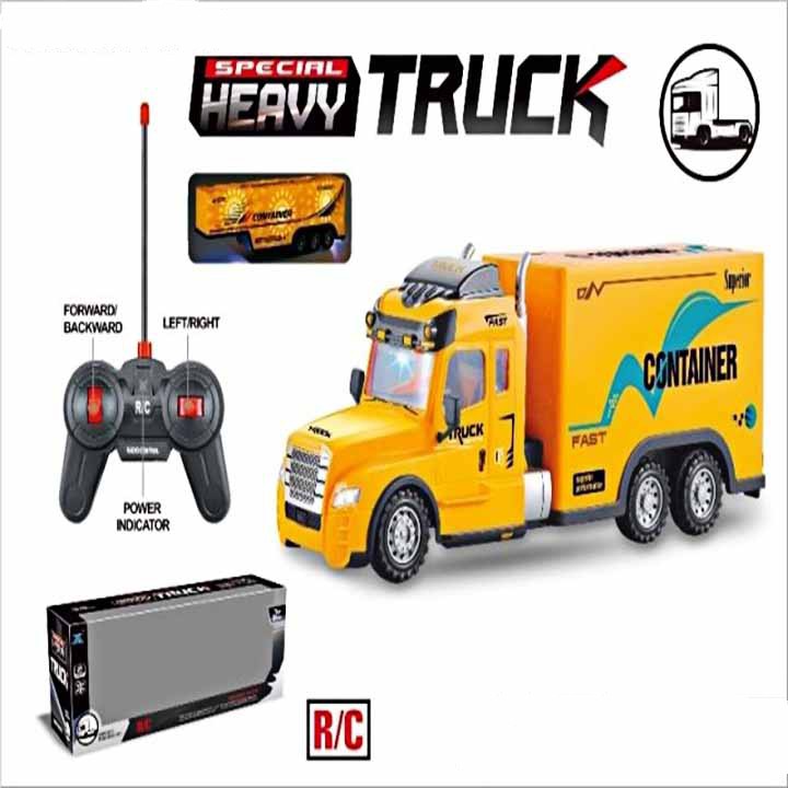 (RẺ KHÔNG TƯỞNG) Đồ chơi xe container trờ hàng dùng điều khiển có đèn và nhạc, thiết kế vô cùng đẹp mắt, chắc chắn