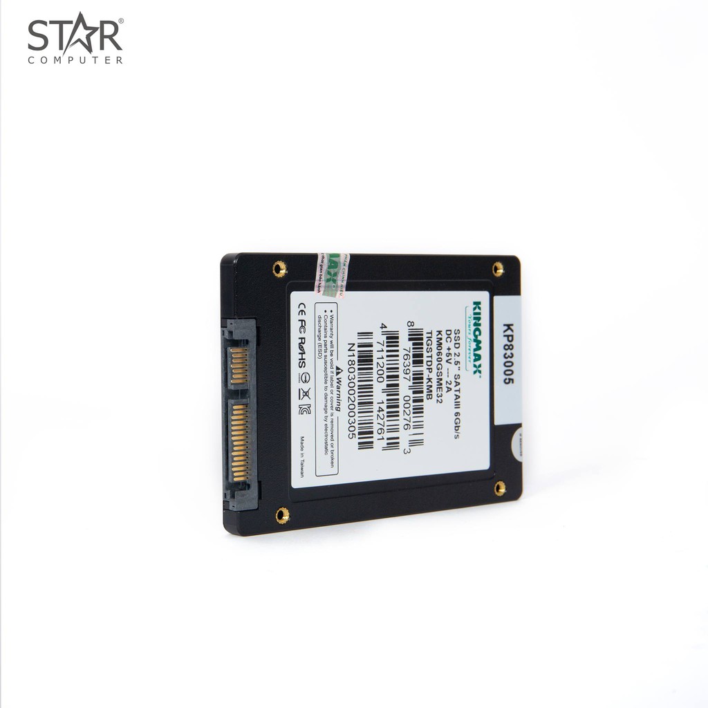 Ổ CỨNG SSD 120G Kingmax SMV32 Sata III 6Gb/s ( Mã KM120GSMV32 ) | BigBuy360 - bigbuy360.vn