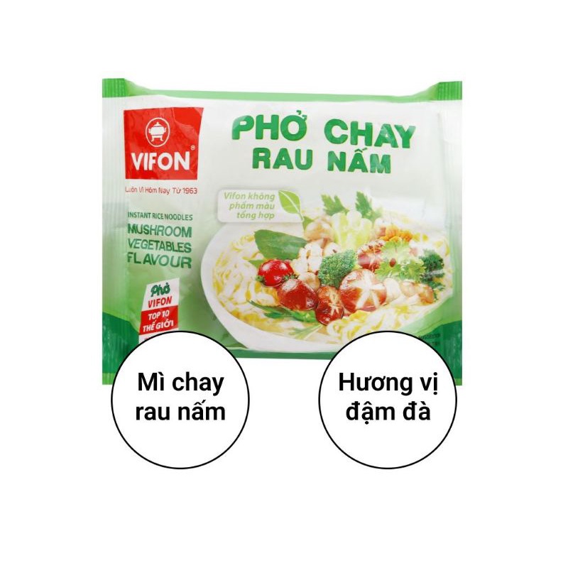 Phở Chay Rau Nấm ( 1 Thùng × 30 Gói × 65 Gram )