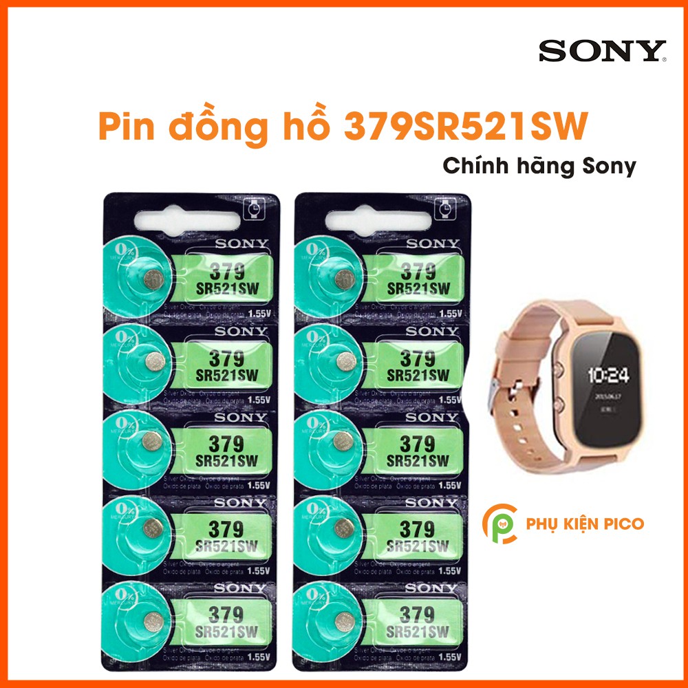 Pin Sony dùng cho pin đồng hồ, pin chìa khóa ô tô, pin chìa khóa xe máy chính hãng Sony Nhật Bản 1 viên 1.55V 3V