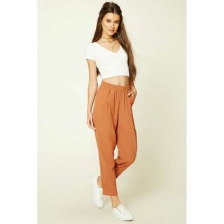 Quần baggy bo chun F21 xuất dư xịn