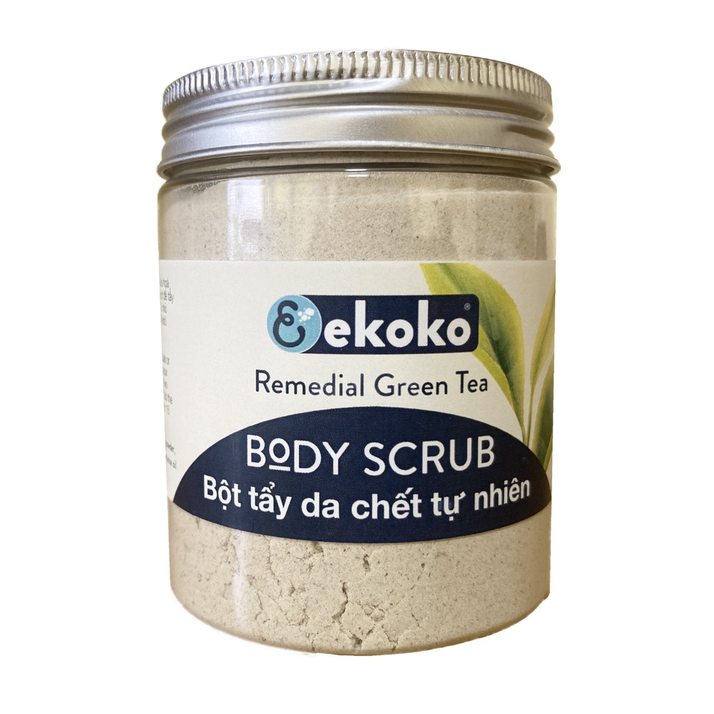 Bột Tẩy da chết Trà xanh - ekoko body scrub Green tea 150g