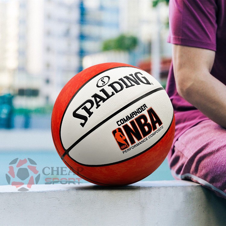 Quả Bóng Rổ Da Số 7 Spalding Commander NBA Tiêu Chuẩn Thi Đấu Thích Hợp Outdoor Và Indoor