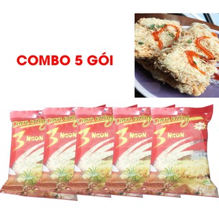 [COMBO 5 GÓI] CƠM CHÁY CHÀ BÔNG -3 NGON- THƠM NGON GIÒN RỤM, ĐƯỢC LÀM TỪ NẾP VÀ CHÀ BÔNG THƯỢNG HẠNG