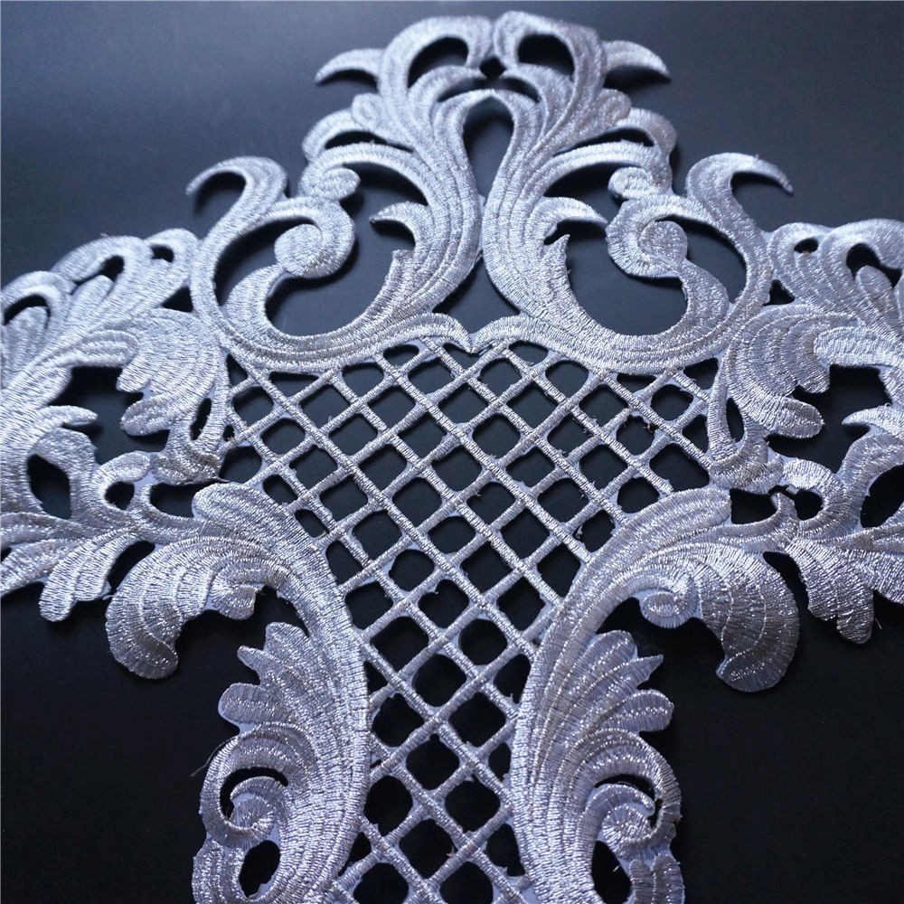 Miếng Dán Ủi Quần Áo Thêu Hoa Phong Cách baroque