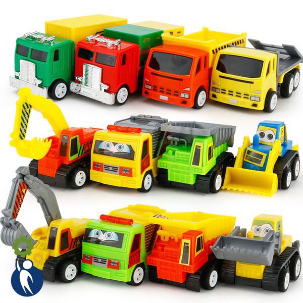 Bộ 2 Xe Tải - Xe Xúc 1:64
