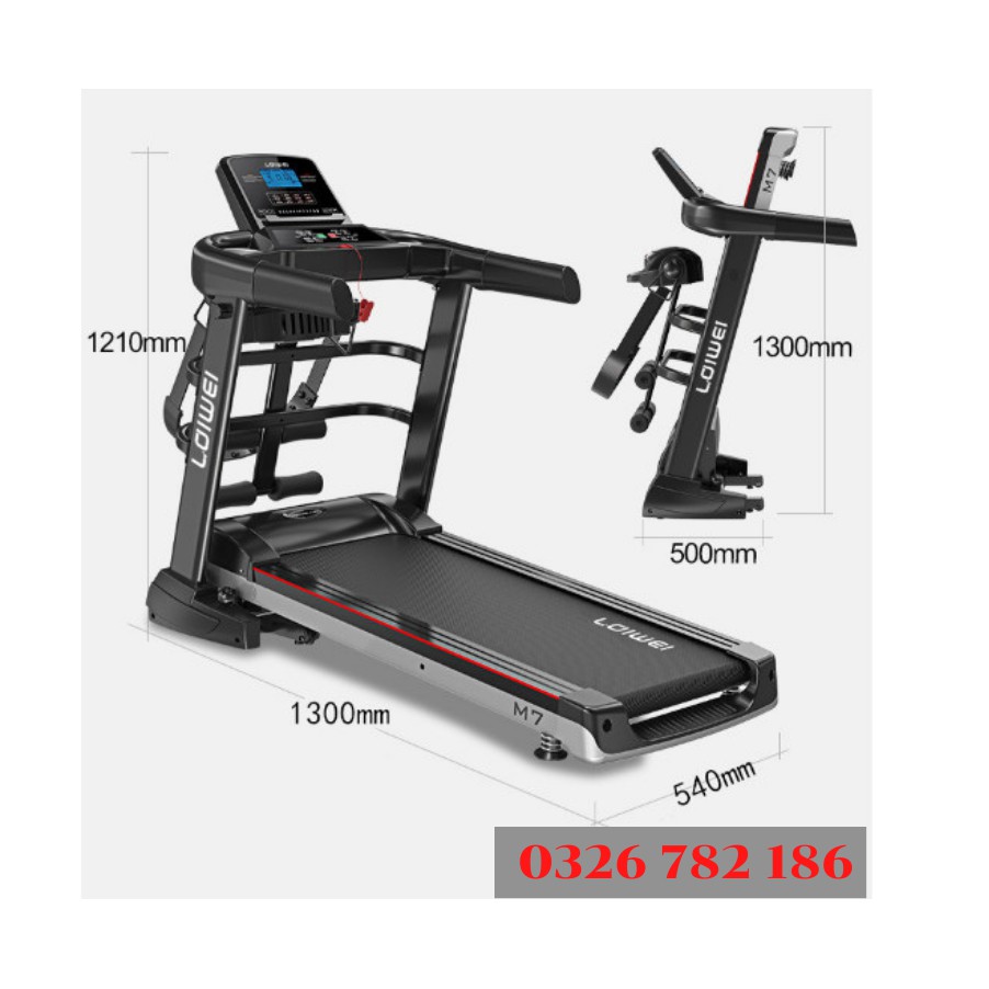 Máy chạy bộ điện tập gym tại nhà phiên bản cao cấp KEMILNG M7