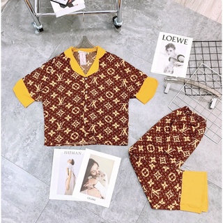 Bộ Đồ Ngủ Nữ Cánh Dơi Pyjama Lụa Mango Mềm, Mướt, Thấm Hút Mồ Hôi