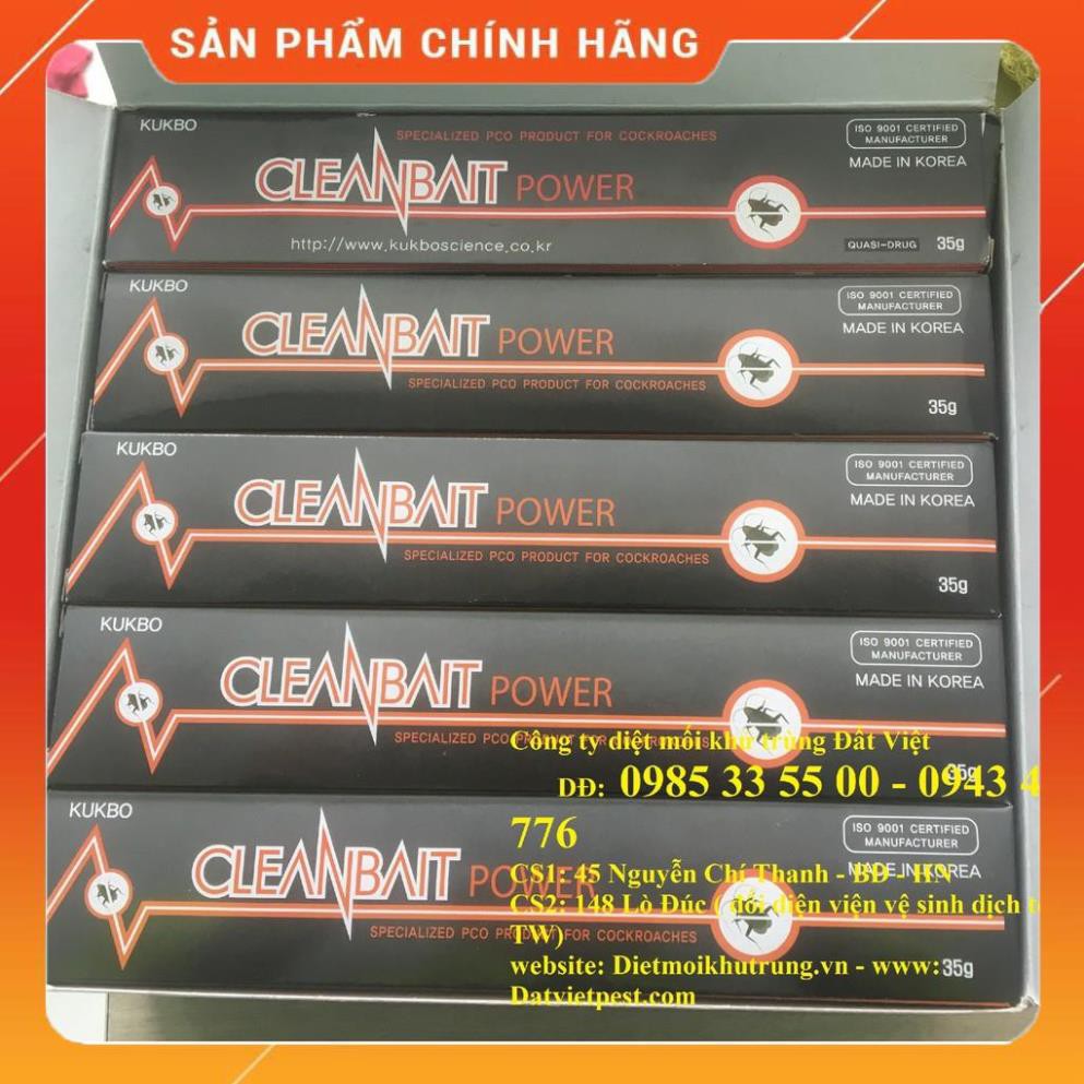 Thuốc diệt Gián Đức CLEANBAIT POWER dạng tuýp bôi 35 g