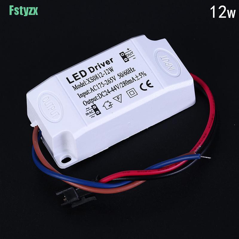 fstyzx 3W 7W 12W 18W 24W power supply driver adapter transformer switch for LED lights