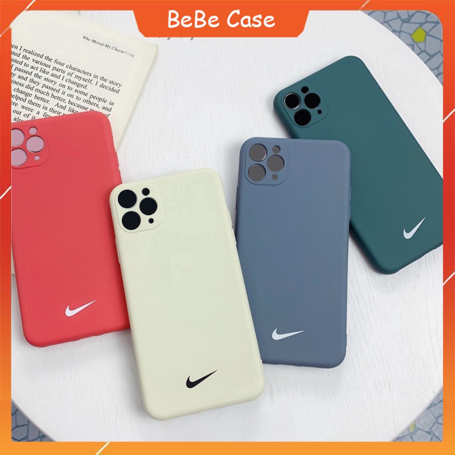 Ốp iPhone 11/ 11Pro/ 11Pro Max LOGO Nike Full viền đáy