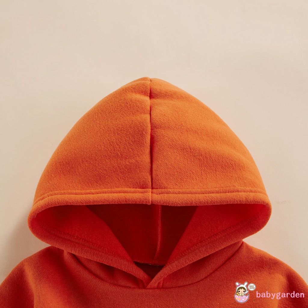 Set áo hoodie tay dài màu trơn phối chân váy lưng thun co giãn thời trang mùa thu cho bé gái từ 9 tháng - 5 tuổi