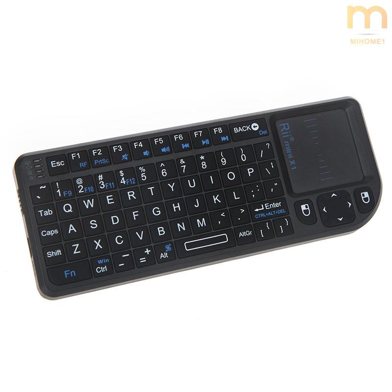 Bàn Phím Tích Hợp Chuột Không Dây Mi Rii Mini X1 2.4g Cho Pc Notebook Smart Tv