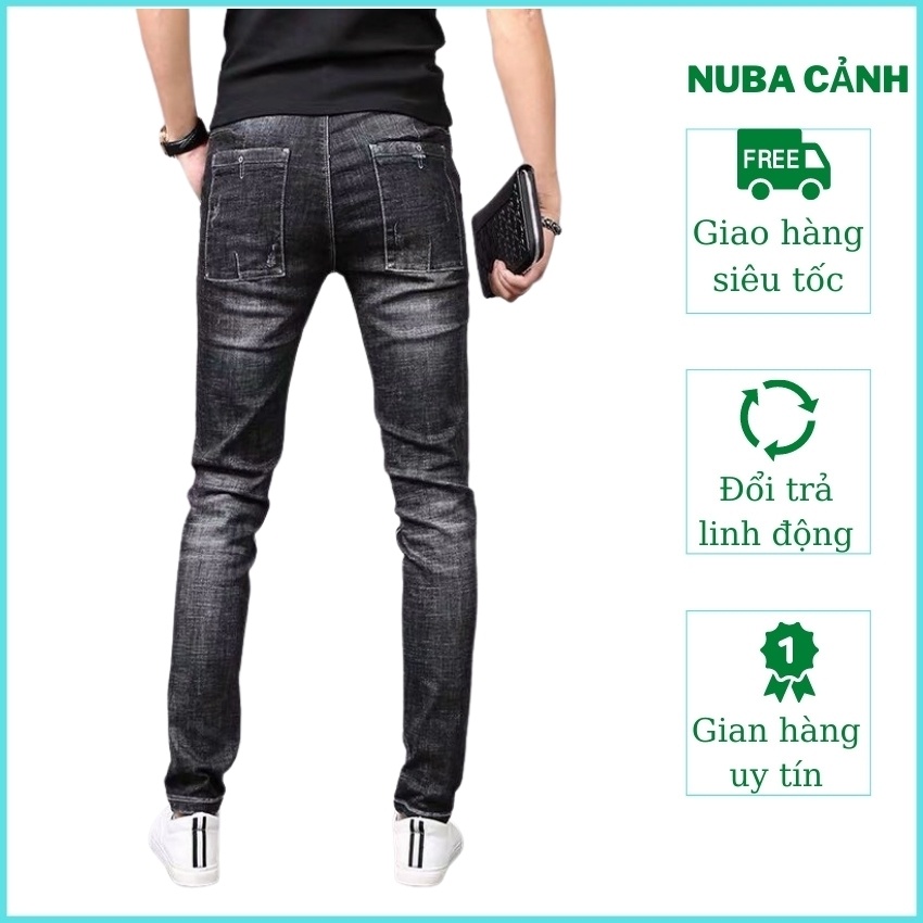 Quần jean nam cao cấp mẫu mới,quần bò đẹp giá rẻ AT 60 | BigBuy360 - bigbuy360.vn