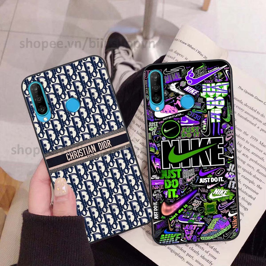 Ốp Huawei Nova 4e / P30 Lite in hình thương hiệu nhiều màu sắc thể thao cá tính thời trang
