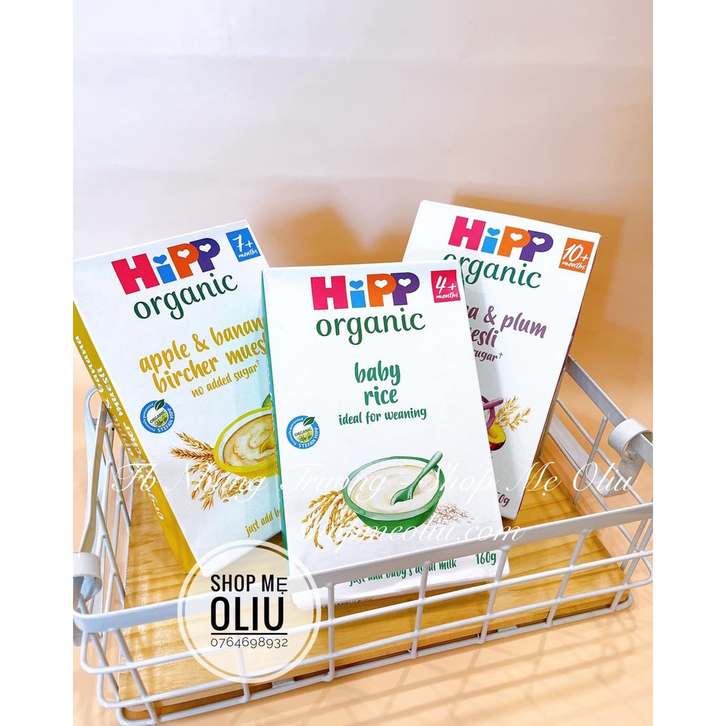 Bột ăn dặm Hipp Organic hữu cơ sạch cho bé từ 4 tháng tuổi