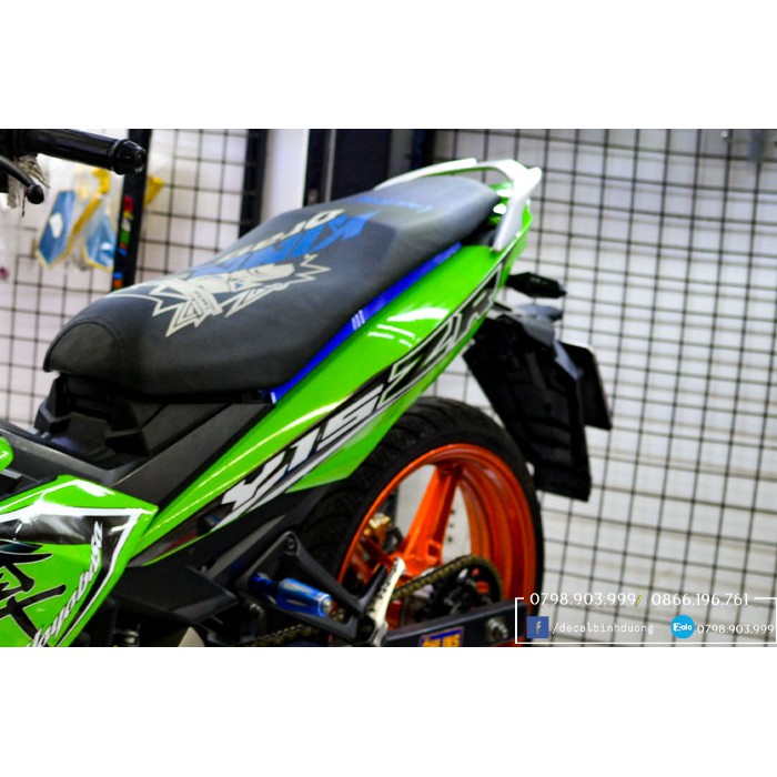 Tem Trùm Exciter 150 🍀 FREE SHIP 🍀 Xanh Lá Chất Lượng