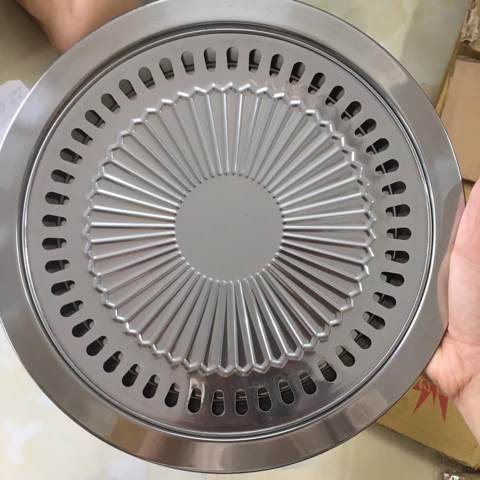 Vỉ Nướng Inox Hút Mỡ BBQ Dùng Cho bếp Ga Và Bếp Hồng Ngoại