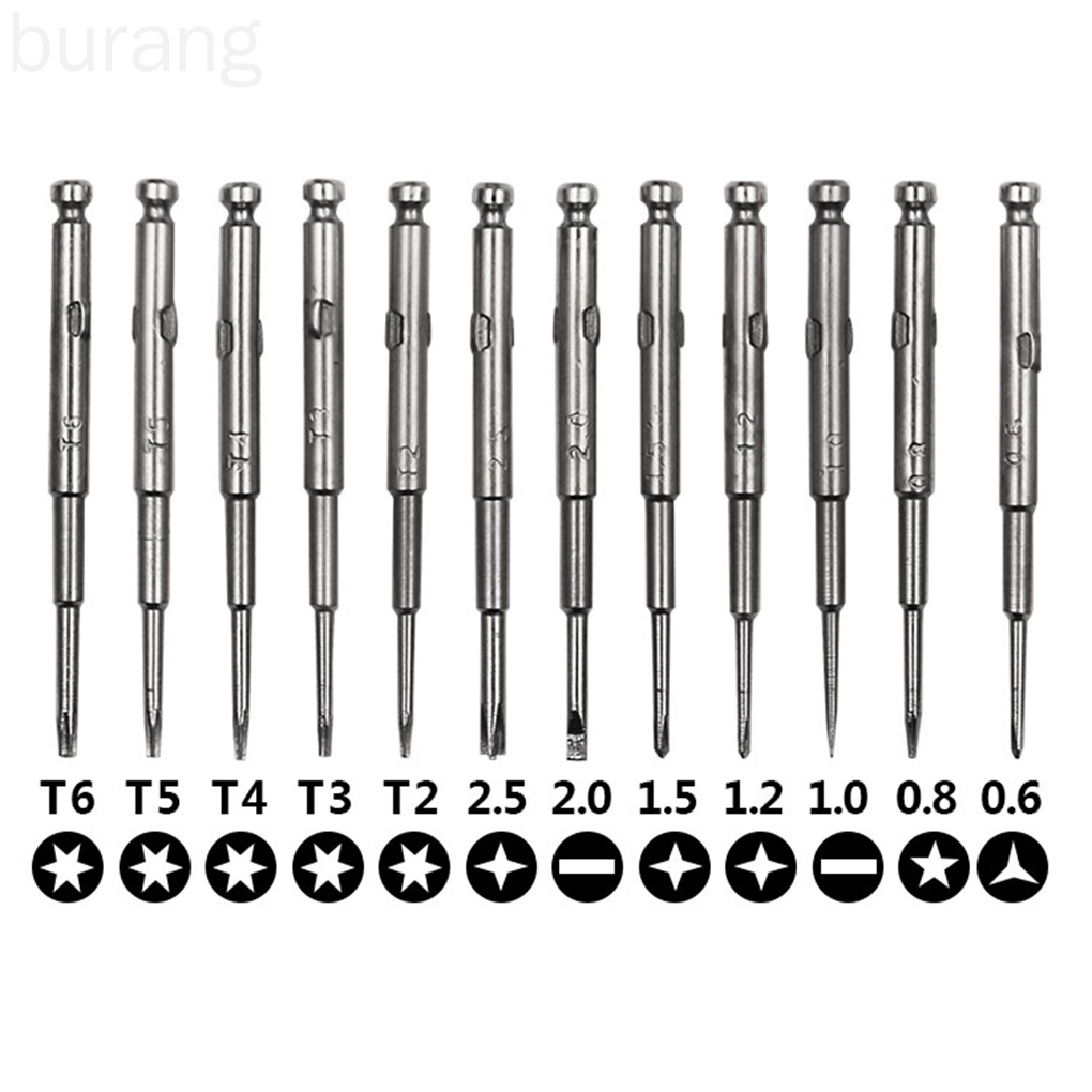 Set 24 đầu tua vít có tay cầm và túi đựng dành cho sửa chữa máy tính bàn máy tính xách tay đồng hồ