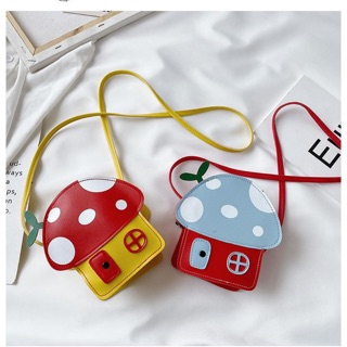 Túi đeo chéo mini hình cây nấm cho bé yêu - Túi xách cho bé gái