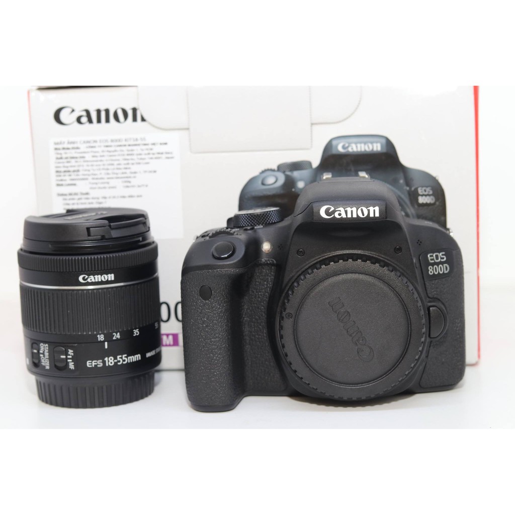Máy ảnh Canon 800D kèm lens 18-55 3.5-5.6 STM