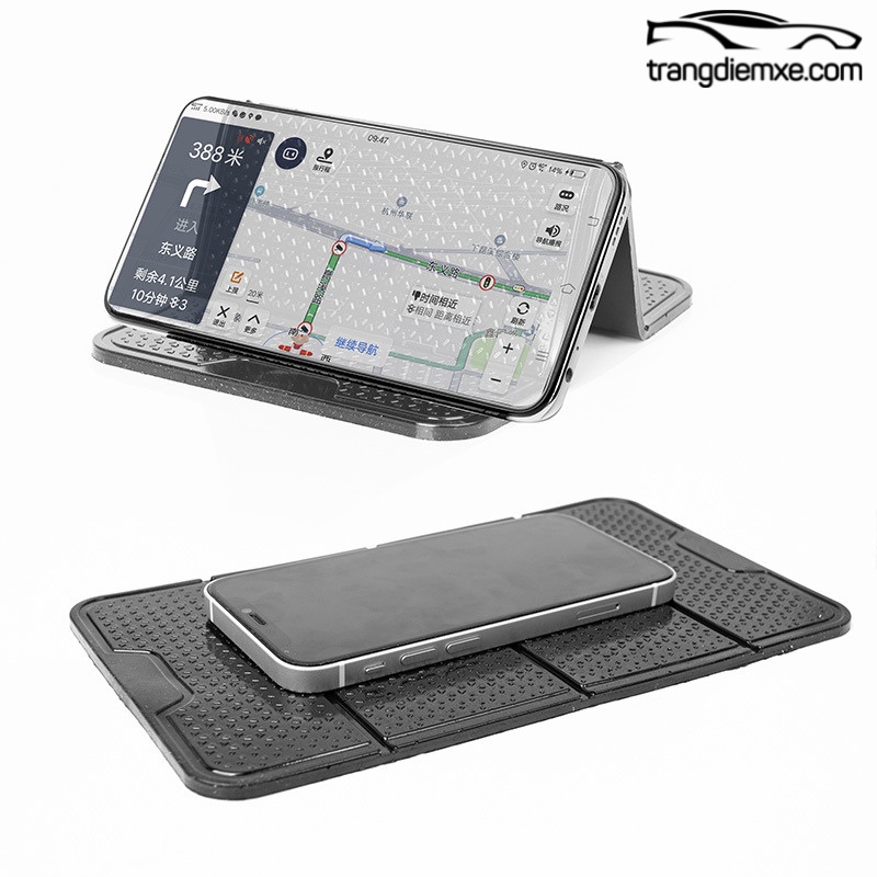 Khung Đệm Chống Trượt Ô Tô Dính 2 Mặt Đa Năng Kiêm Giá Đỡ Điện Thoại Ô Tô Trangdiemxe By-1128 3