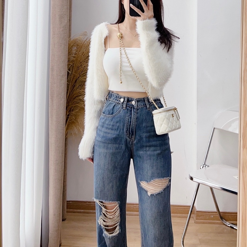 Áo 2 dây bún có đệm ngực