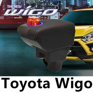 Hộp tỳ tay có thể điều chỉnh cho xe hơi toyota wigo 2014-2021 oem giá đỡ