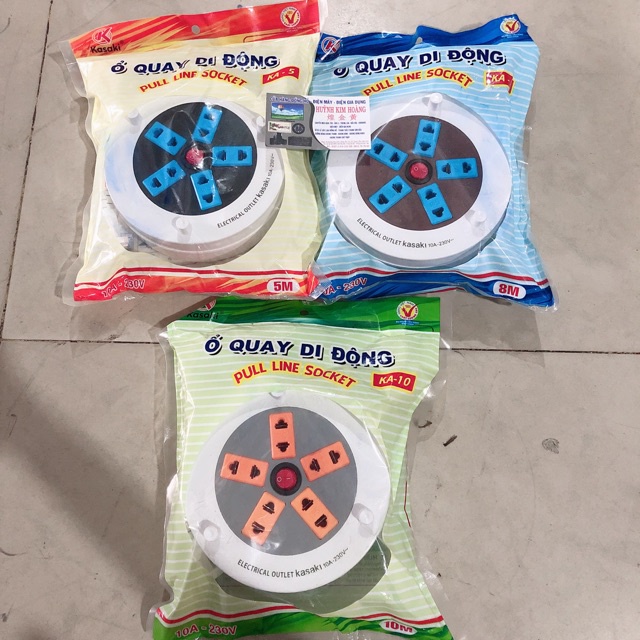 Ổ cắm điện quay KA - 5 kasaki vina 5m10m