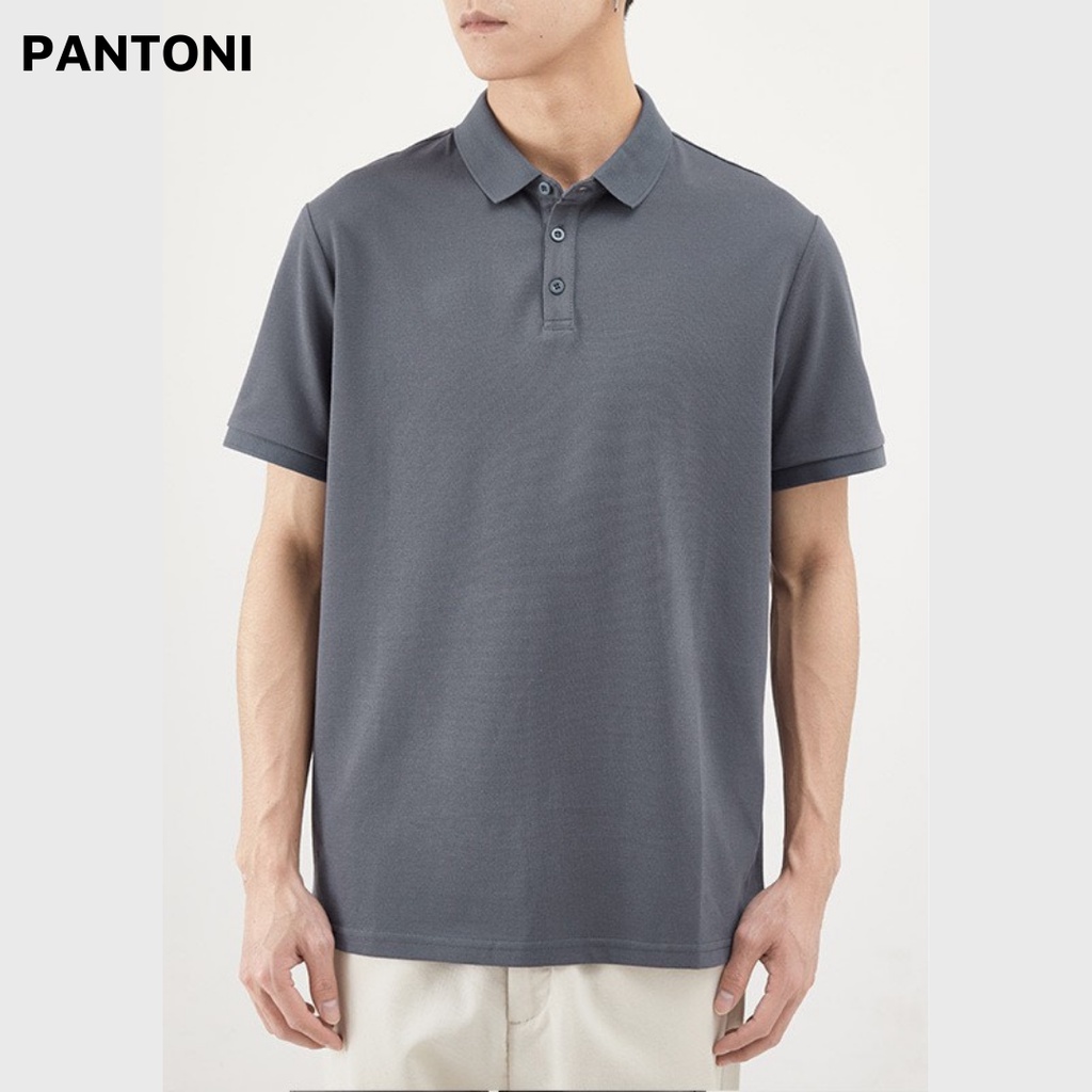Áo thun nam ngắn tay cổ bẻ pantoni, Áo polo nam chất cotton cực tôn dáng, lịch sự, trẻ trung (ACB)