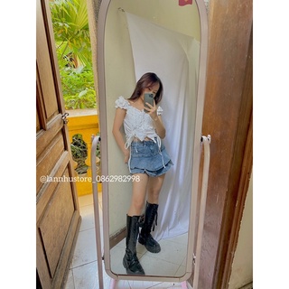 (sẵn) Áo crotop rút dây siêu dê thương (ảnh shop chụp)